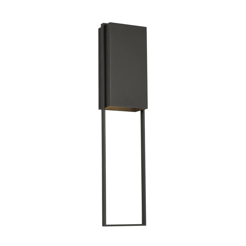 Alude LED Outdoor Sconce, 36" H x 8.3" W x 4.8" D, Bronze