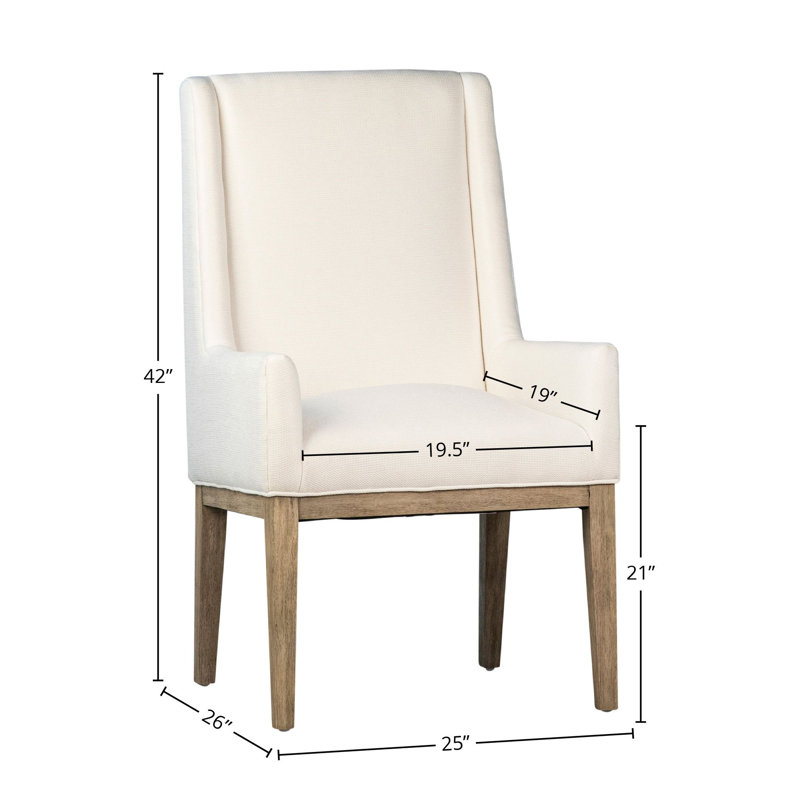 Mayne Cotton Blend Upholstered Dining Chair