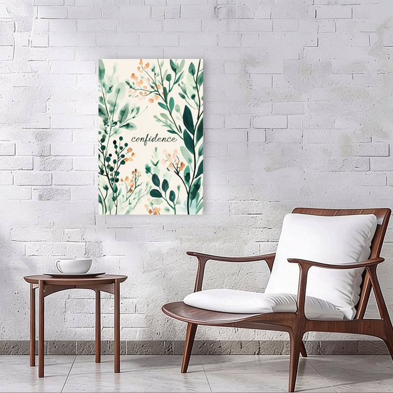 Floral Serenity Delicate Organic Peaceful Nature Flower Wall Art Print, 91.44cm H x 60.96cm W