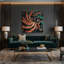 Art mural sur toile bleu-991524454