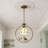 Tiffany Style 1-light Bird Ring Pendant Chandelier