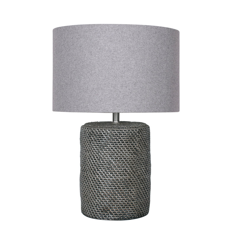 Lampe de table Ajanae, Gris délavé