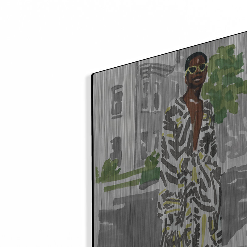 Art mural luxueux «Fashion In The City 2» par Stellar Design Studio, 16 po x 24 po