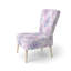 Chaise d'appoint marocaine - chaise d'appoint mauve pastel boho mandala-2130648257