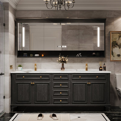 Floor-standing bathroom cabinet American style