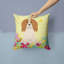 Coussin décoratif d’intérieur/d’extérieur collie de pâques œufs border-1594614063-1594595061