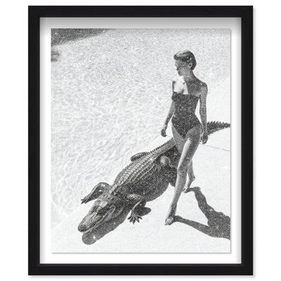 Reptilian Elegance II Framed Graphic Art