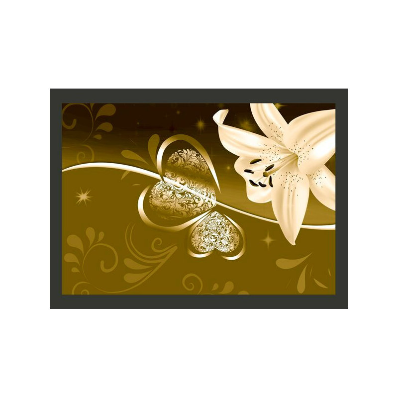 Lily in Shades 2.45m x 350cm Wallpaper, Green