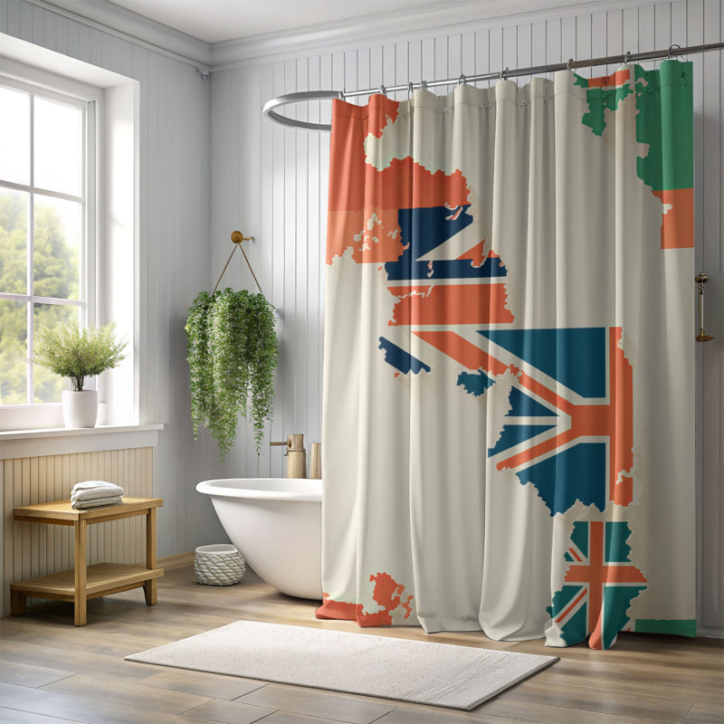 Rideau de douche Irish Pride - Premium, L 71 po x L 74 po