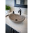 Eden Bath 14'' Gray Marble Oval Bathroom Sink