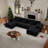 3 - Piece 129.9" U-shaped Convertible Sofa With Chaise Lounge, Modern Sofa Modular Sectional Cloud Couch, 4-seat Deep Seat Sofa With 9 Pillows, Boneless Sofa Couch For Livingroom Bedroom Apartment, Compression Sofa In A Box, No Assembly Required-123855355