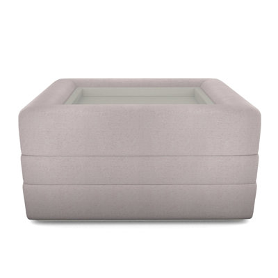 Boyden Ottoman with Wood Tray