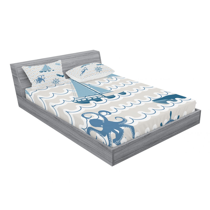 Microfiber Sheet Set, Full Sheet Set with Fitted Sheet