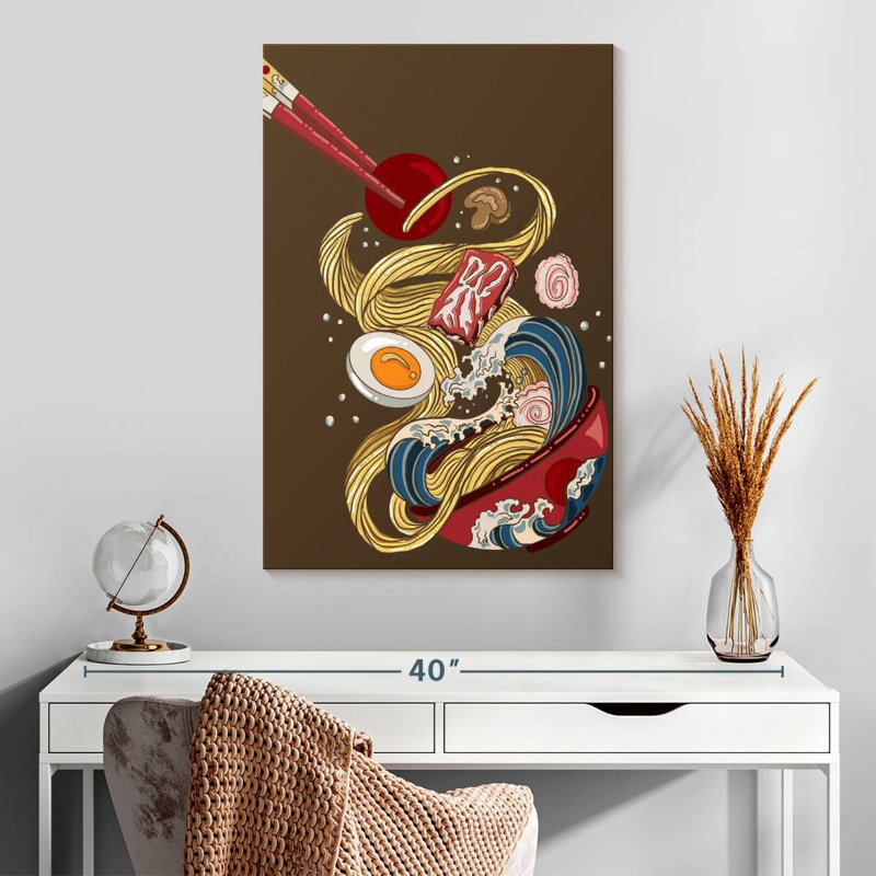 Ramen japonais Yarlin, H 30 po x l 20 po