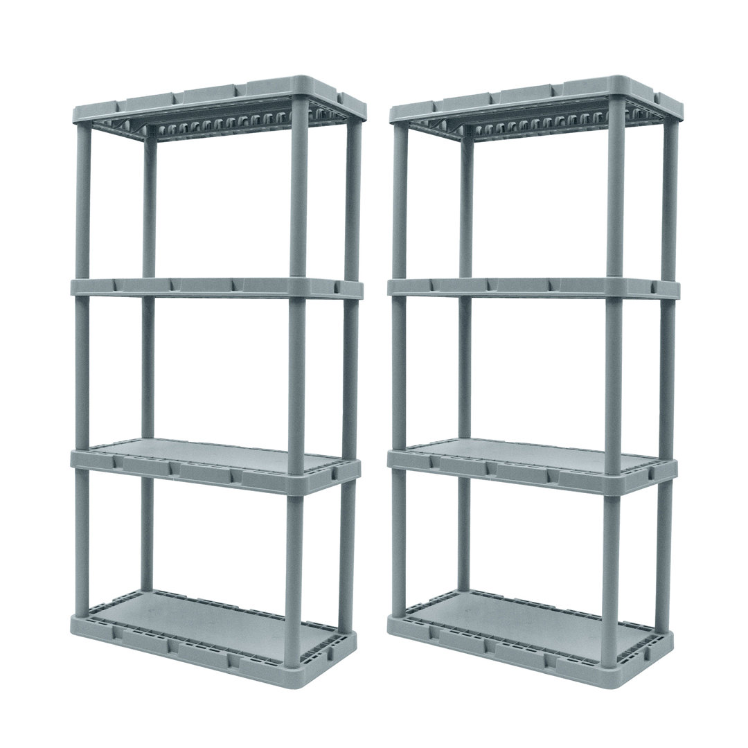 12'' W Plastic Shelving Unit (Set of 2) Gracious Living