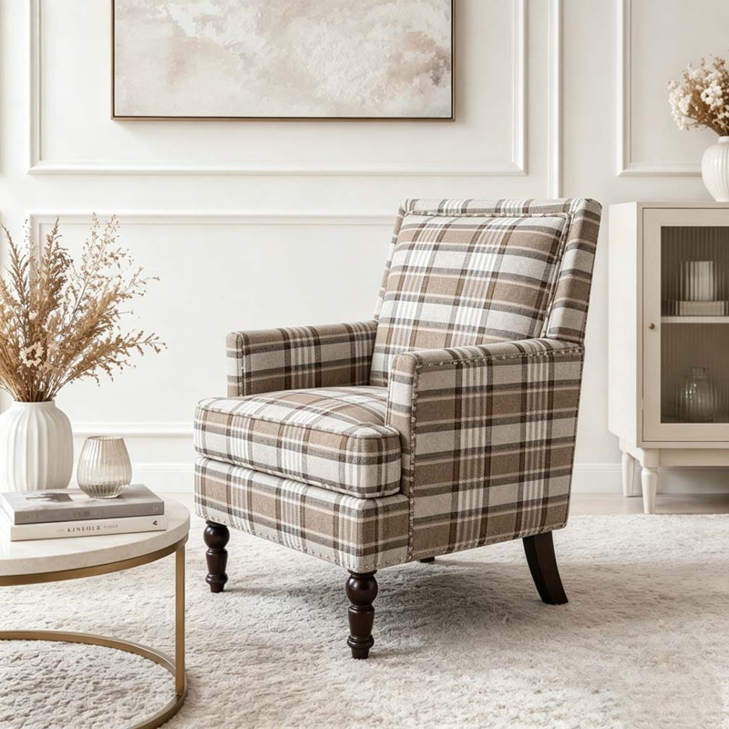 Chaise d'appoint rembourrée, Coffee