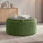 Repose-pieds capitonné rond 27,2 po avec rangement-373192625