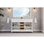 60" Solid Wood Sink Vanity  With 1' Artificial Stone Top-483886939