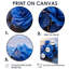 Roses bleues sur la plage - Roses, art mural-104688072-104688070