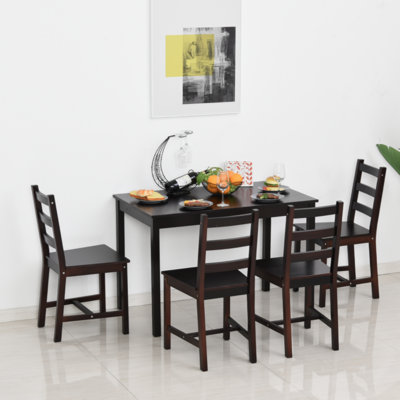 Aferdita Rectangular 25.5'' L x 42.5'' W Dining Set -  Red Barrel StudioÂ®, F7E42D9ED36F4CDD8E393E5E7210AC18