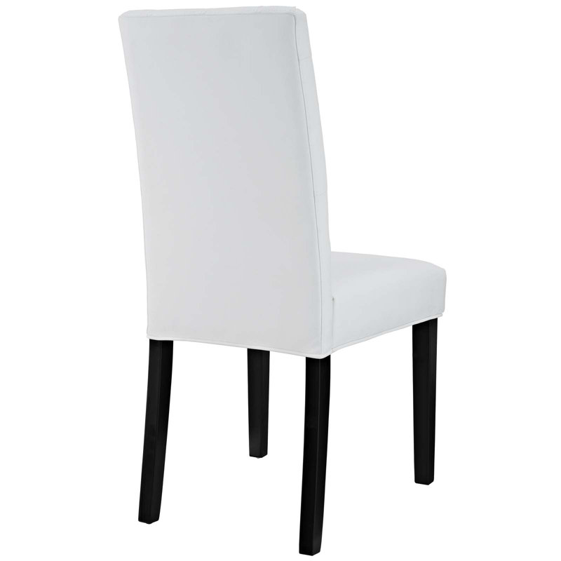 Modway Confer Dining Side Chair, Vinyl White