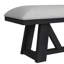 Banc de salle à manger gris anthracite Pinnacle