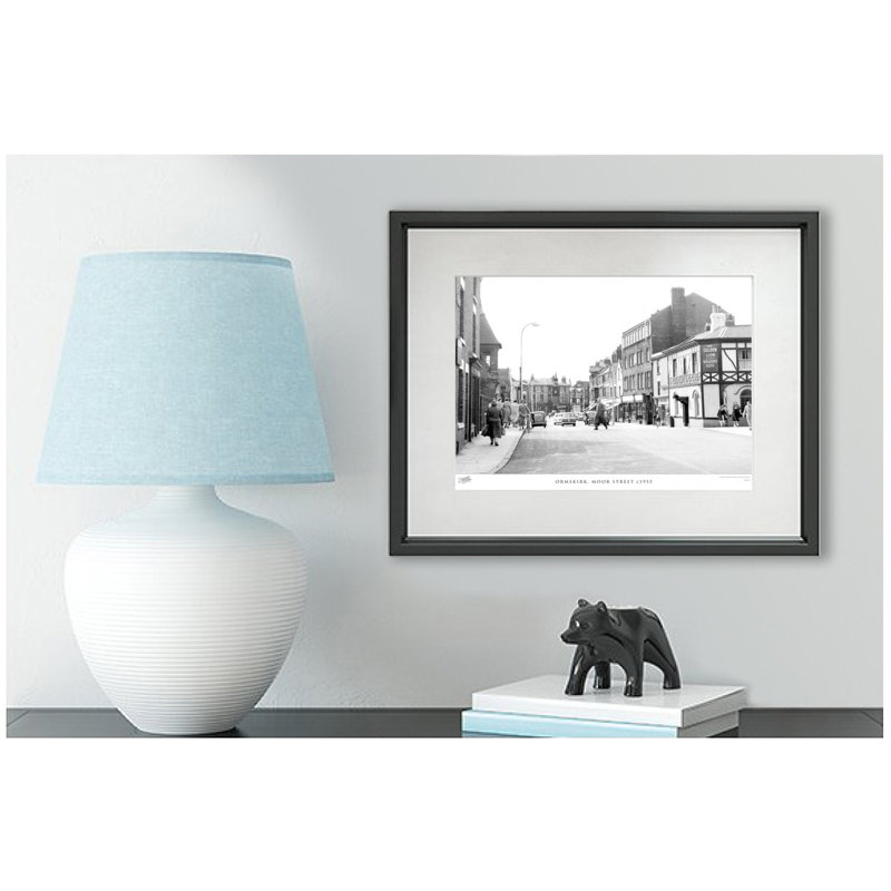 Ormskirk, Moor Street C1955 - Single Picture Frame Print, 45cm H x 60cm W x 2.3cm D