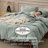 Bedsure 100% Washed Cotton Duvet Cover Queen Set - Minimalist Cotton Beding Set For All Season（set of 3）-125402762-106246591