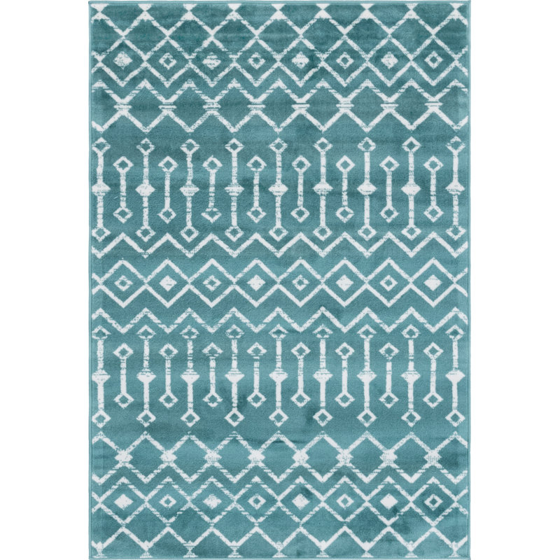 Moroccan Area Rug, Rectangle 122 x 183cm