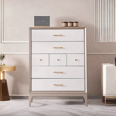 Modern Minimalist 7-Drawer Accent Chest