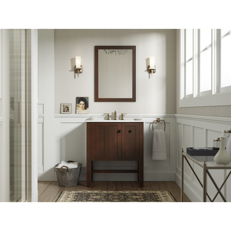 Tresham® Modern Bathroom Mirror, Woodland