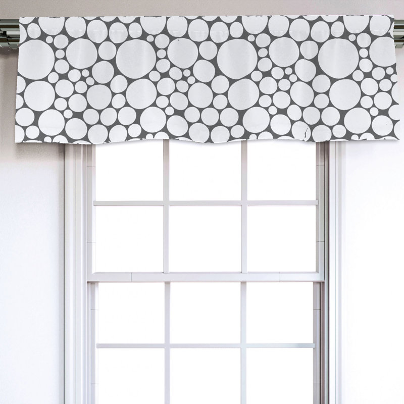 Sateen Ruffled Window Valance