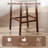 Upholstered Barstool Set of 4, Farmhouse 29.5” Bar Height Kitchen Island Stool-128949370