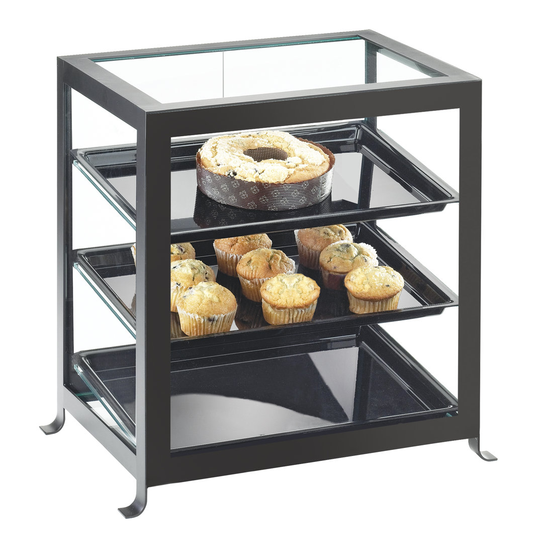 Soho Three Tier Display Case with Rear Doors Cal-Mil 