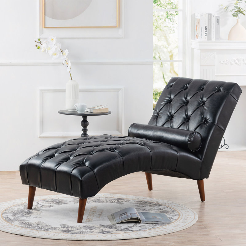 Chaise longue rembourrée