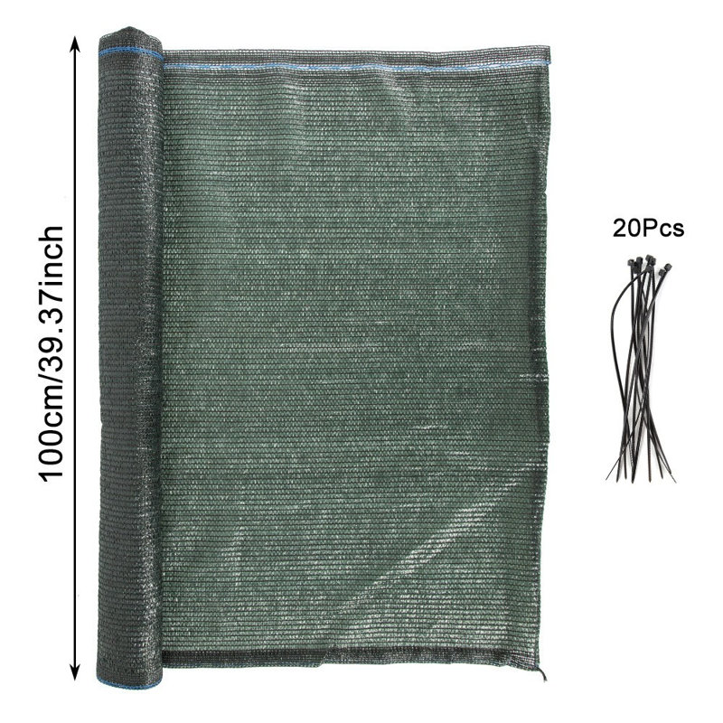 Garden Greenhouse Sun Shade Windbreak Screen Netting Privacy Fence Screening