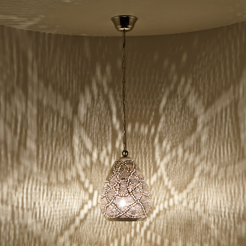 Sabara 1 - Light Single Teardrop Pendant, 25cm H x 18cm W x 18cm D