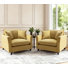 47'' W Oversized Armchair Deep Seat Single Sofa Accent Chair With Waist Pillow(Set Of 2)