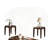 3PC Pack Coffee Table Set