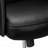 Black Leather Look Chrome Metal Office Chair, Adjustable Height, Ergonomic, Swivel, Armrests Work, Contemporary Modern