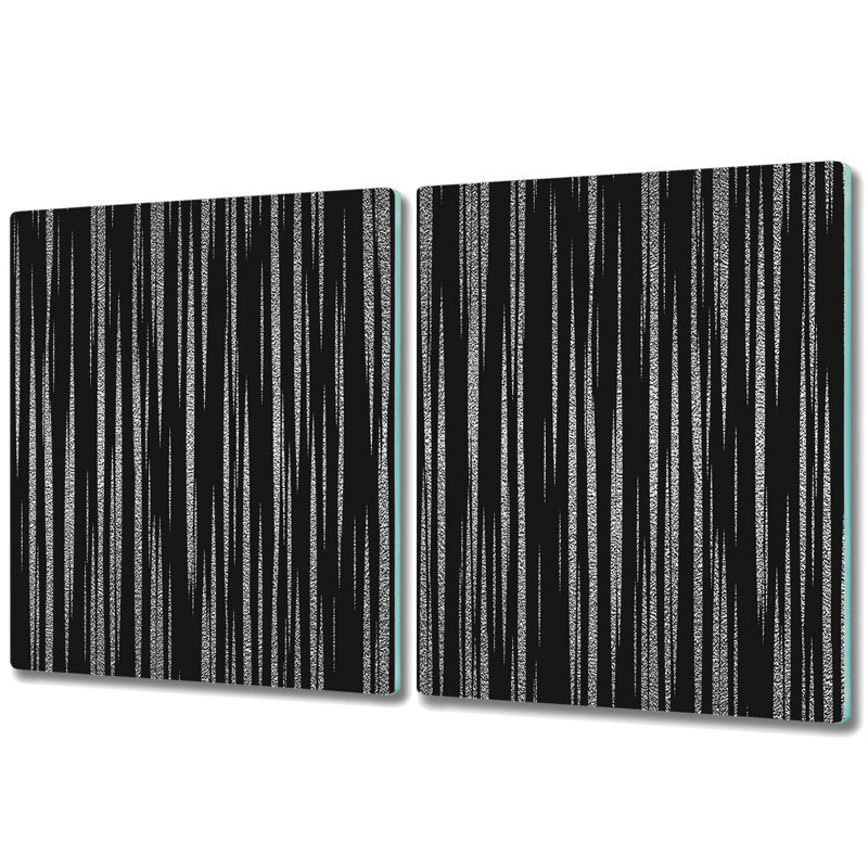 Alorie Tempered Glass Chopping Board, 52cm x 30cm