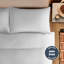Silentnight Washed Cotton Rich Duvet Set-109728748-109728750