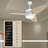 Light Pro 52 In. LED Indoor White Smart Ceiling Fan With Remote Control