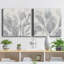 Shadow Leaves I - ensemble de 2 peintures sur toile tendue-1860480860