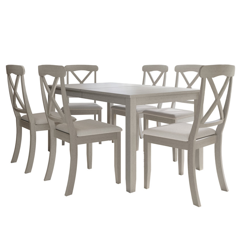Ensemble repas 6 personnes Ocossio, Blanc