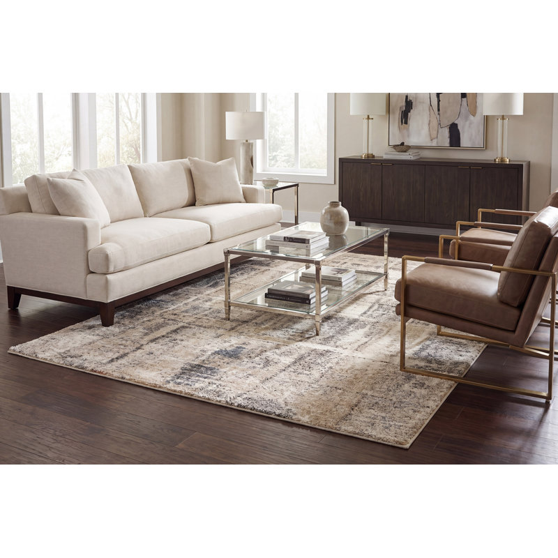 Donna Abstract Indoor Rug, Rectangle 5'3" x 7'7"