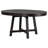 Farmhouse Round Extendable Dining Table With 16" Leaf Wood Kitchen Table (Espresso)-1078303152-1078303119