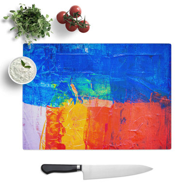 Tempered Glass Art Painting Vol.195 Chopping Board