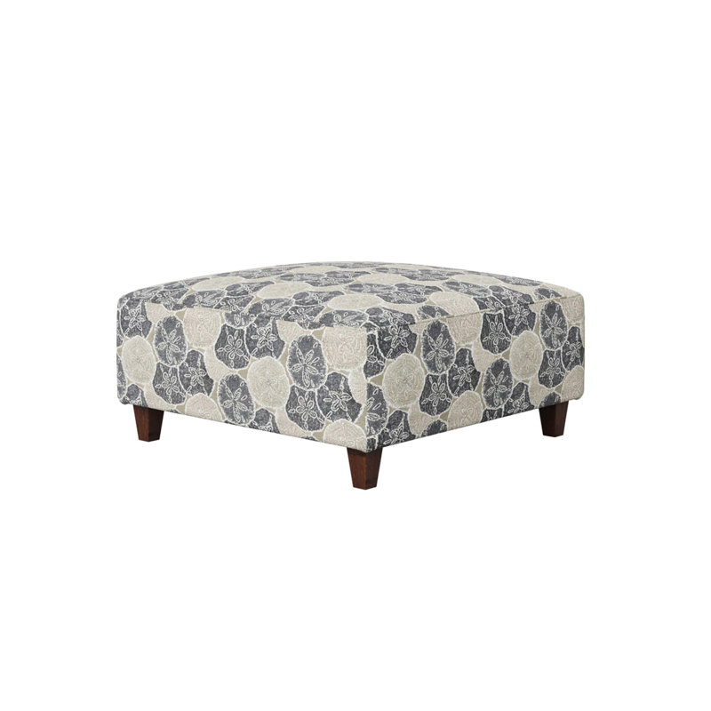 Repose-pieds Eurielle, Option de tissu gris / beige