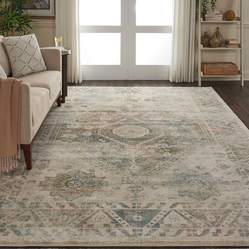 Dreya Performance Oriental Indoor Rug, Rectangle 4' x 6'
